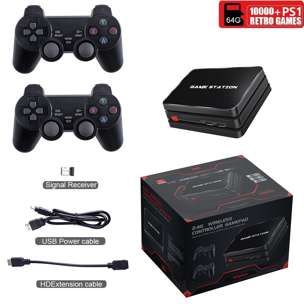 M8 Retro Game Stick Console: 10,000+ Games, 4K HDMI, Dual Wireless Controllers eprolo