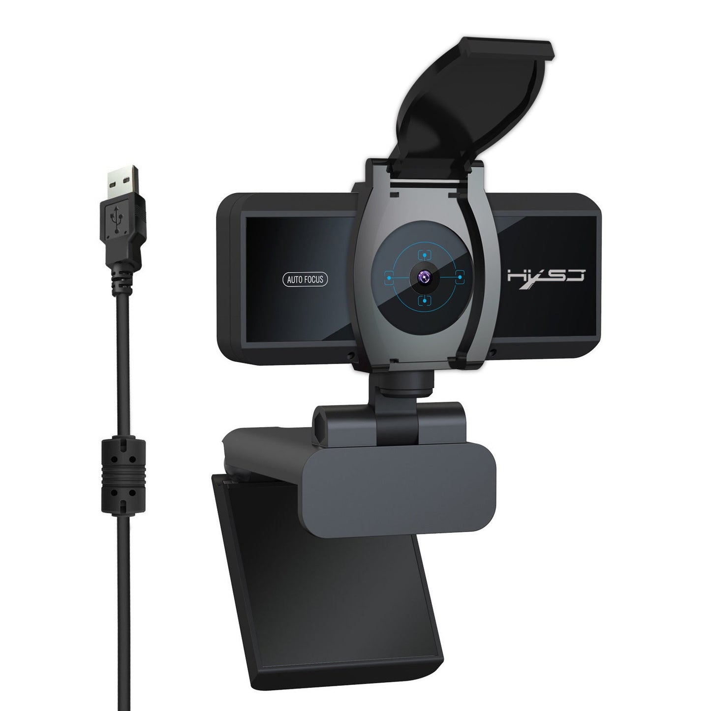 HXSJ S3 5MP Autofocus Webcam w/ Privacy Cover, 1080P HD Computer Camera for Video Calls eprolo