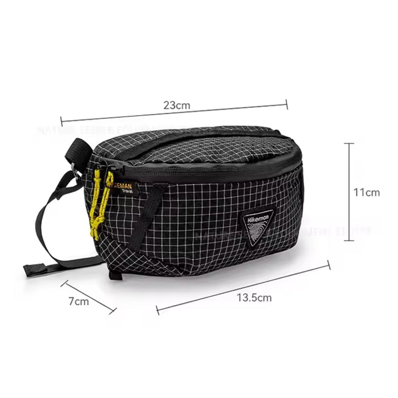 Hikeman Outdoor Waist Bag, Expandable, Lightweight, Waterproof for Hiking & Travel eprolo