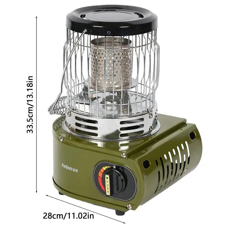 Anton Gas Heater Stove – Camping & Home Heat Oven Burner, Portable eprolo