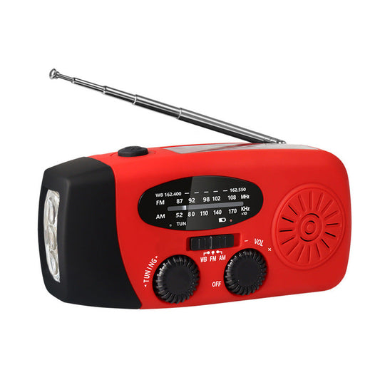 Emergency Solar Hand Crank Radio Power Bank with Flashlight & NOAA eprolo