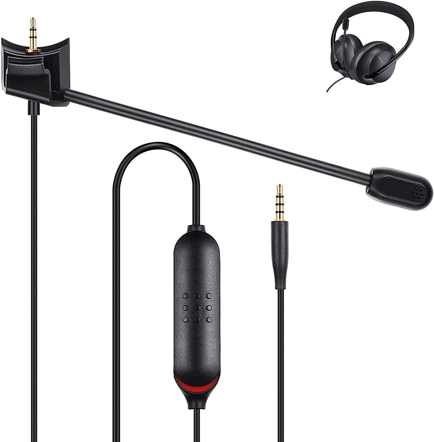 BOSE QC45 Gaming Mic Cable with Noise Cancelling & Mute Control