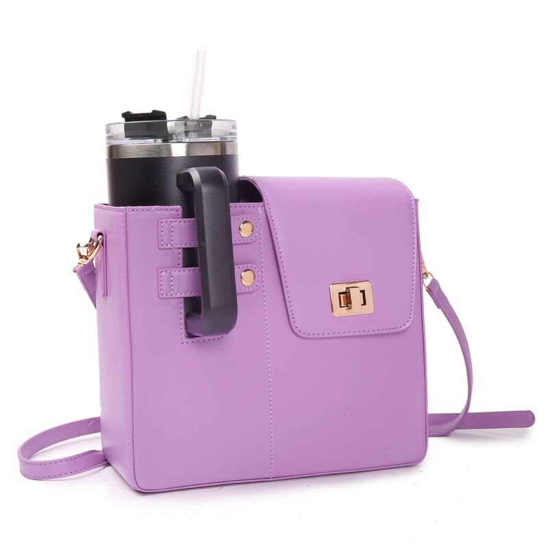 Stylish Crossbody Bag with Insulated Cup Holder for Stanley Tumblers & More eprolo