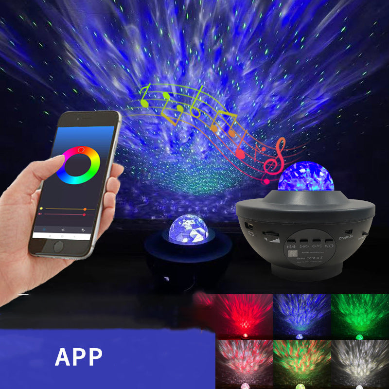 VISUN Galaxy Starry Night Lamp Projector with Bluetooth Music & Remote Control eprolo