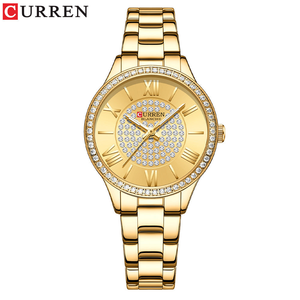 CURREN BLANCHE Ladies' Quartz Watch, Fashion Stainless Steel Band, 6 Colors eprolo