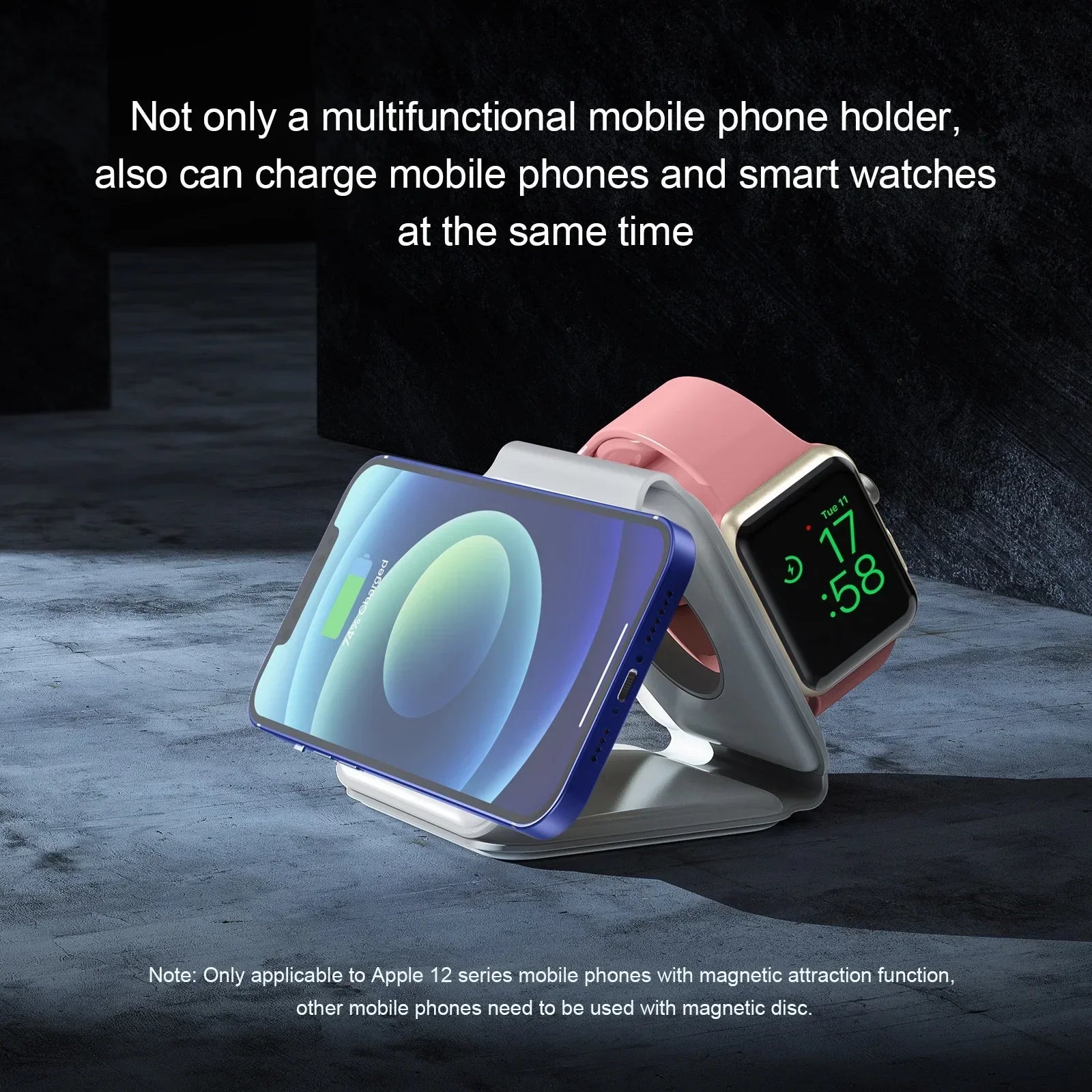 Sanhe 3-in-1 Folding Magnetic Wireless Charger for iPhone, Watch, AirPods, iOS/Android eprolo