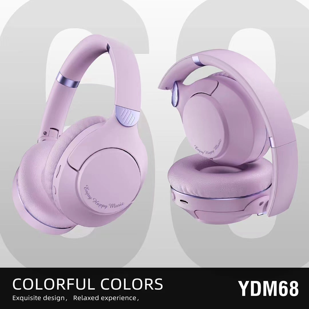 YDM68 Heavy Bass Bluetooth 5.3 Wireless Gaming Headset, 8h+ Battery, Type-C Charging eprolo