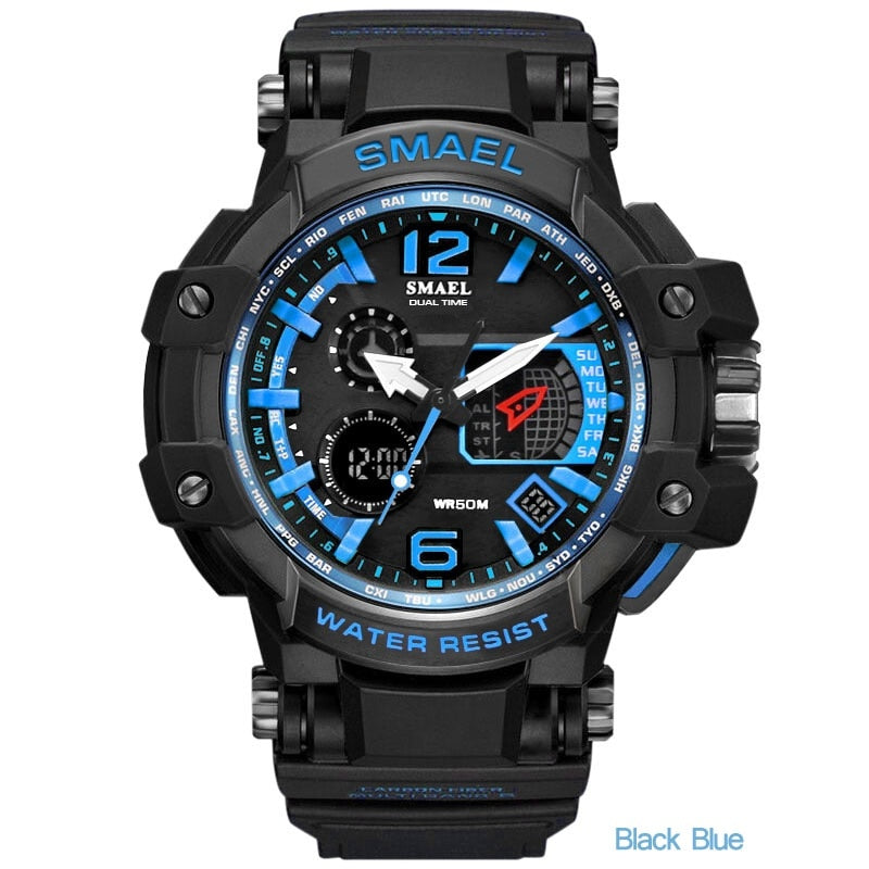 SMAEL 1509 Men's Military Sport Watch Waterproof Digital Quartz Wristwatch eprolo