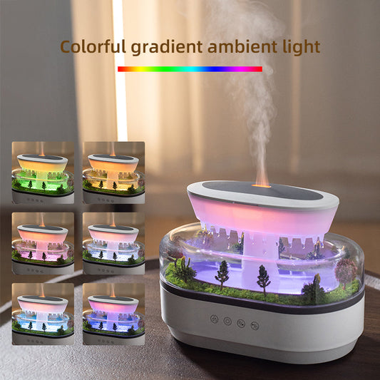 Smart Raindrop Cool-Mist Aroma Diffuser Humidifier with Sound & LED eprolo