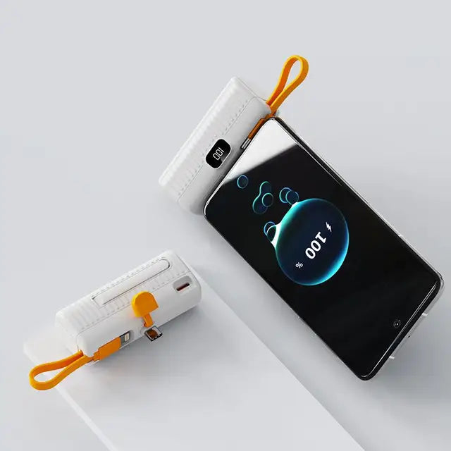 Mini 3000mAh/5000mAh Power Bank Built-in Cable for iPhone & Type-C Devices eprolo