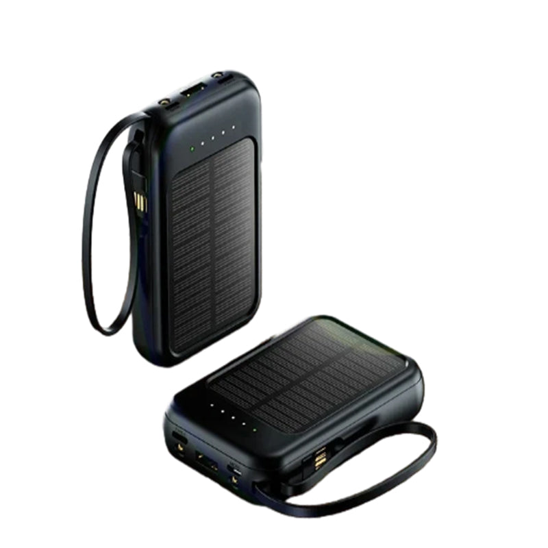Mini Solar Power Bank 20000mAh Portable Fast Charger 4-Device Outdoor Power eprolo