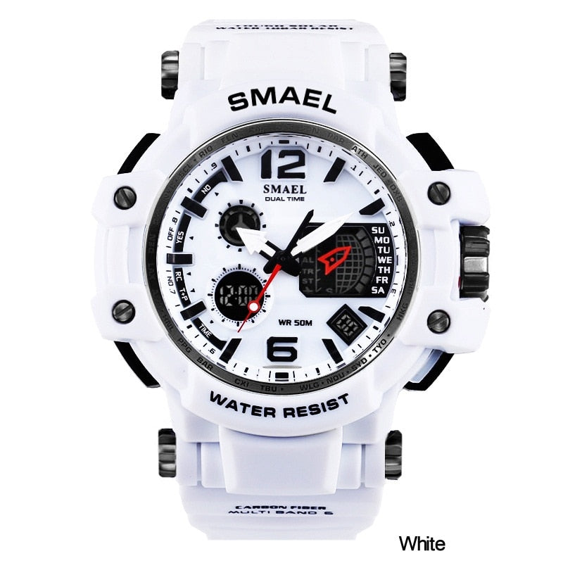 SMAEL 1509 Men's Military Sport Watch Waterproof Digital Quartz Wristwatch eprolo
