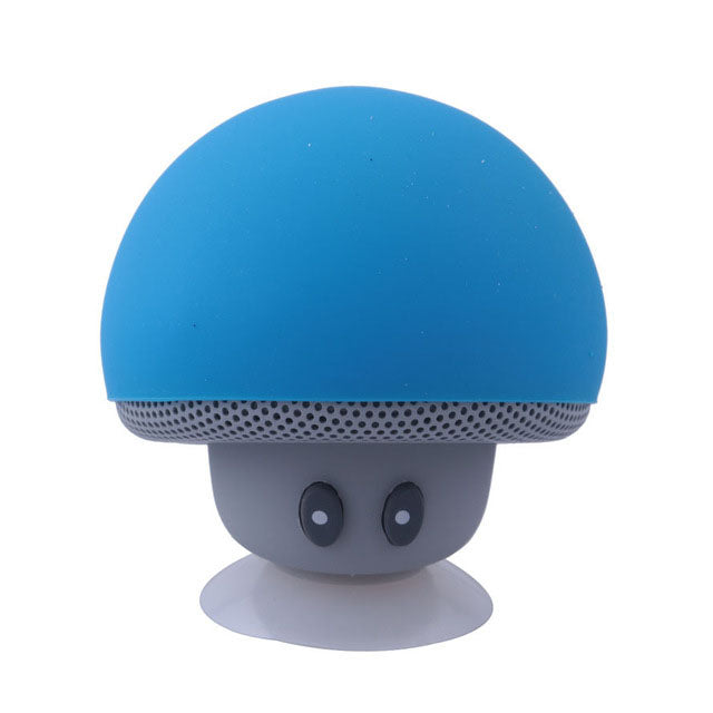 Mini Mushroom Bluetooth 4.1 Speaker w/ Mic, Suction Cup, 3W Portable eprolo