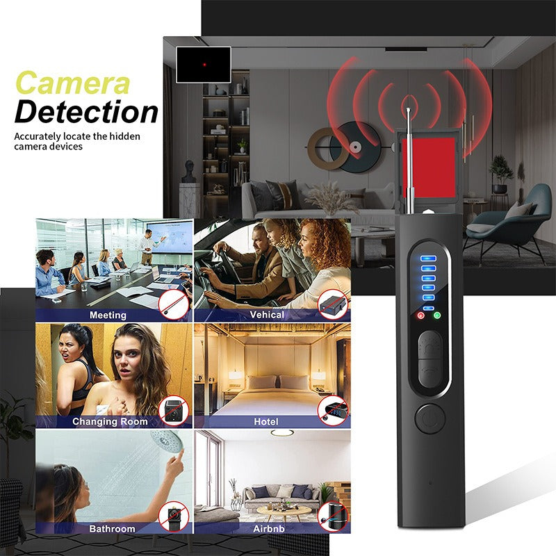 X13 Anti-Spy Hidden Camera Detector RF Signal Infrared Scanner 10m Range eprolo