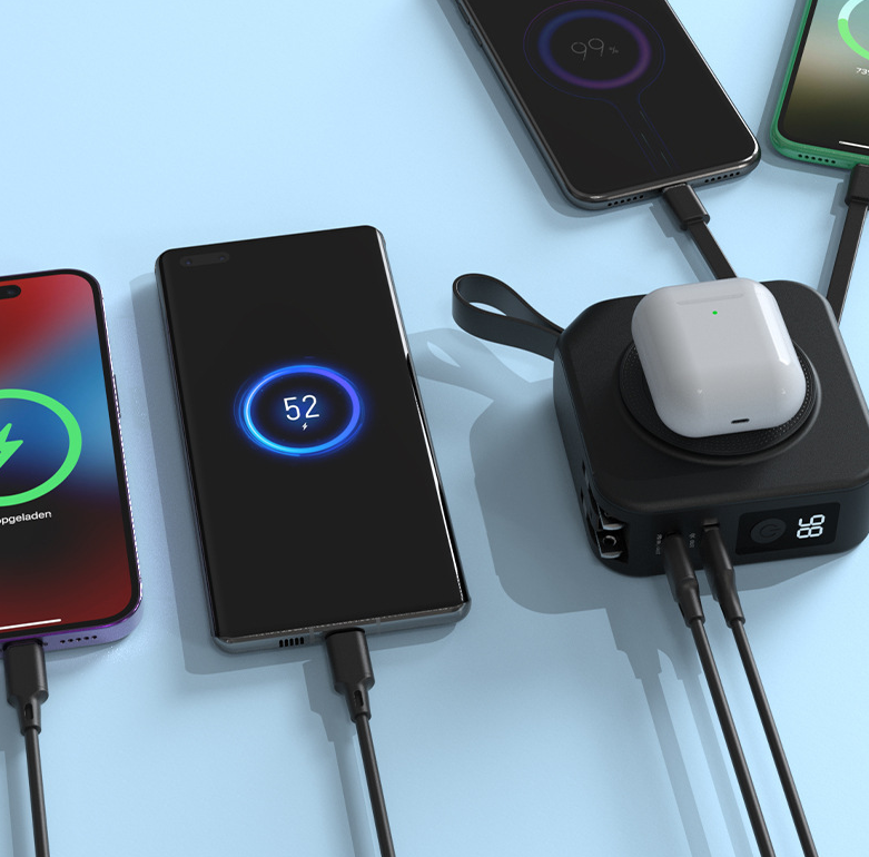 5-in-1 10000mAh Magnetic Wireless Power Bank PD 22.5W Fast Charging eprolo