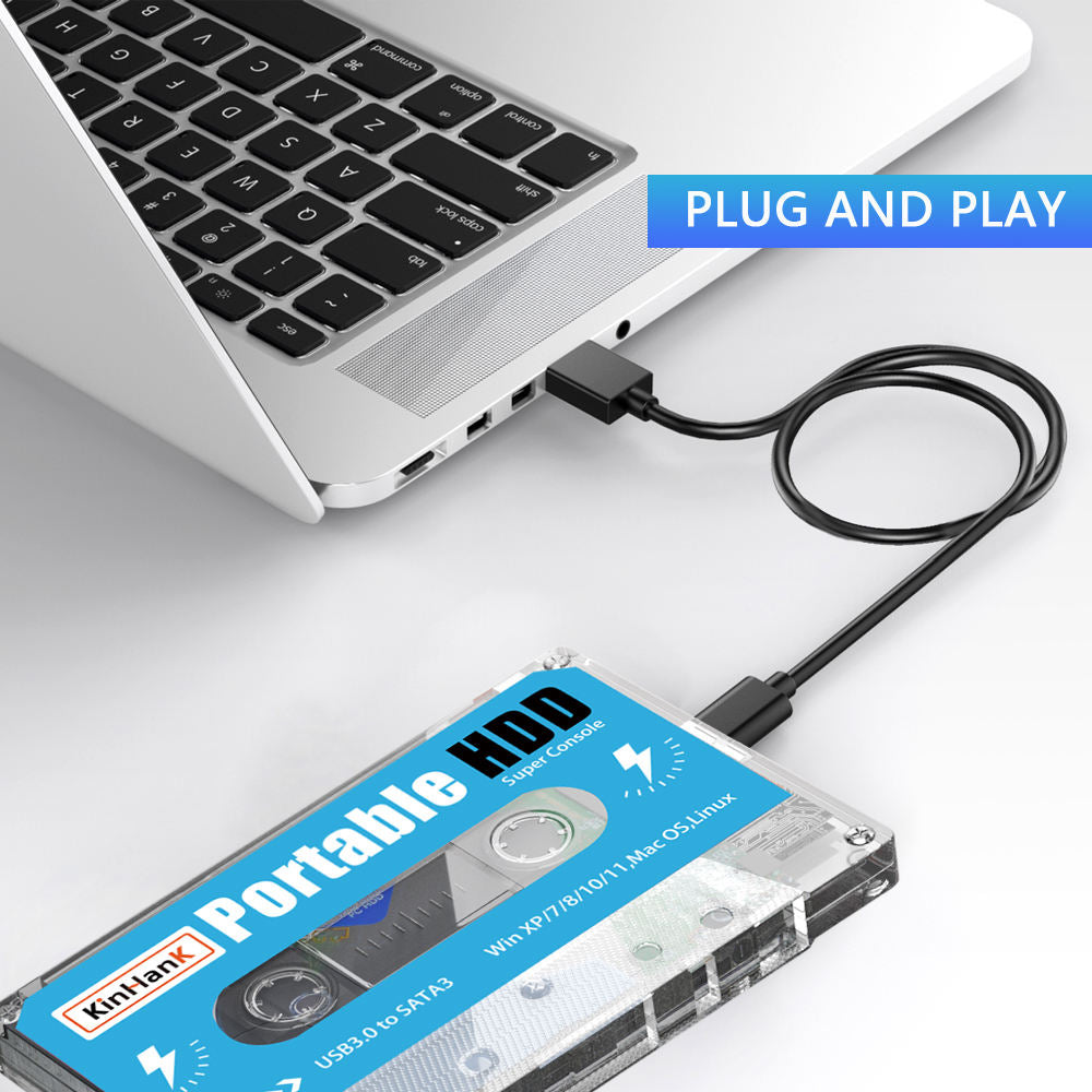 KinhanK 500G Retro Gaming HDD Batocera 33 PSP/SEGA/Wii External Hard Drive eprolo