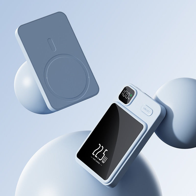 Magnetic Suction Power Bank 10000mAh Fast Wireless Charger Ultra-Thin Portable eprolo
