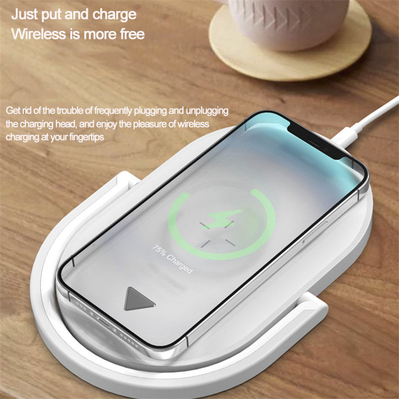 3-in-1 15W Wireless Charger Lamp with Phone Stand and Night Light eprolo