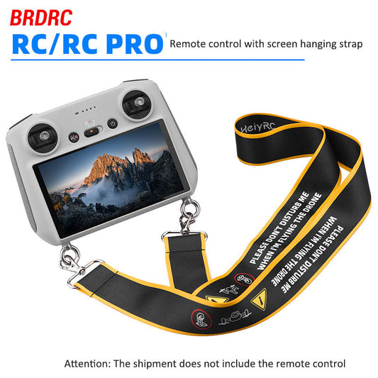 DJI RC Neck Strap for Mini 3 Pro - Comfortable Single Strap w/ Safety Slogan, Fits RC Pro & RC eprolo