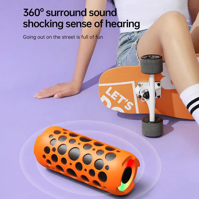 K045 2‑in‑1 Bluetooth Speaker + Sport Headset w/ RGB Light eprolo