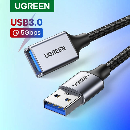 UGREEN USB 3.0 Extension Cable 5Gbps Male to Female Extender for Flash Drive, HDD, PS4, Smart TV eprolo