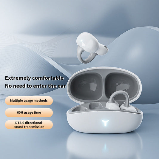 HM-20 OWS Earclip Wireless Bluetooth Earphones, 60H Battery, DT5.0 Directional Sound, Noise Cancelling eprolo