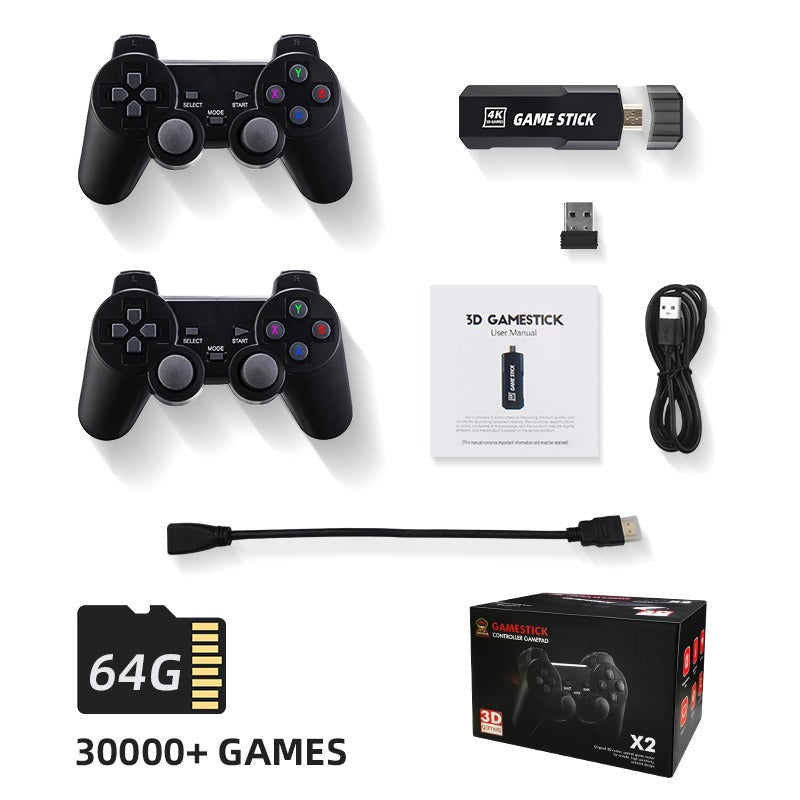Y5 Lite Retro Game Console 4K HD, 40000+ Games, Dual Wireless Controllers eprolo