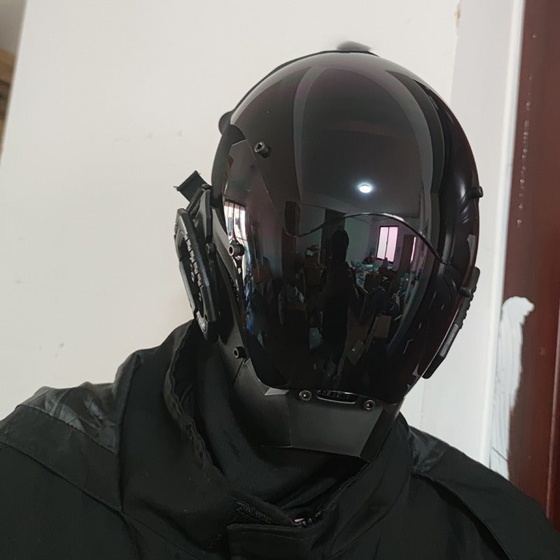 Cyberpunk LED Mask with Wings and Lights for Festivals, Cosplay, Holidays eprolo