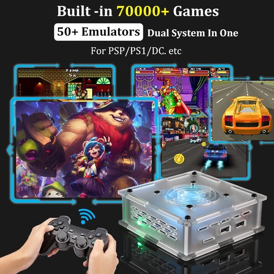 Super Console X Pro Max Retro Mini Console, PSP/PS1/N64 Dual‑System eprolo