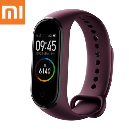 Xiaomi Mi Band 4 Smart Wristband, 5ATM Waterproof, Heart Rate Monitor, AMOLED Screen, Fitness Tracker (Wine Red) eprolo
