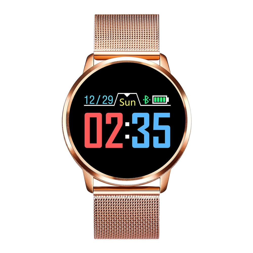 RUNDOING Q8 Smart Watch Fashion Fitness Tracker Heart Rate Monitor for Women eprolo