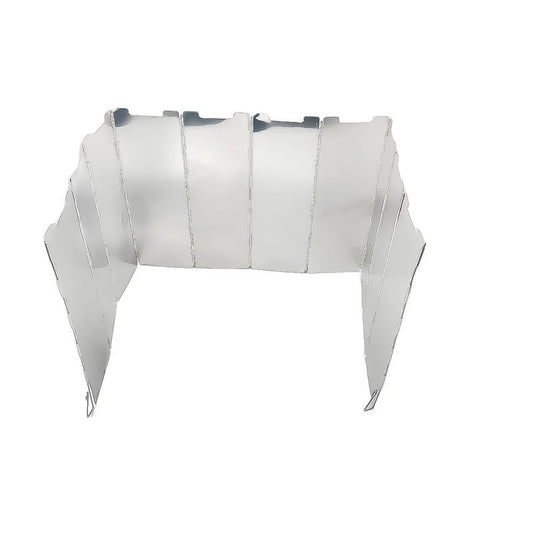 10-Piece Foldable Gas Stove Windshield - Aluminum Alloy Windproof Screen for Camping eprolo