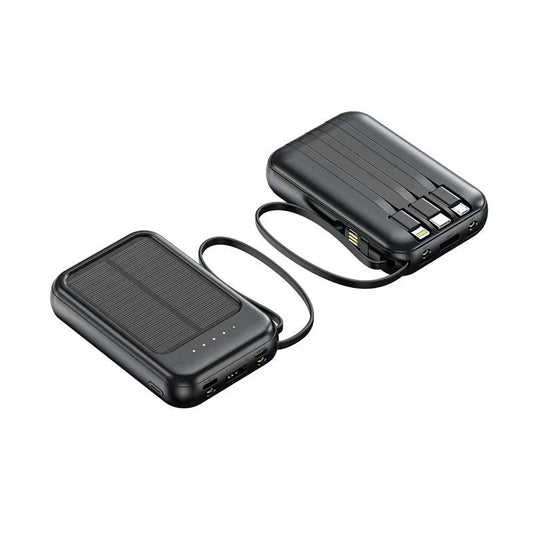 Mini Solar Power Bank 20000mAh Portable Fast Charger 4-Device Outdoor Power eprolo