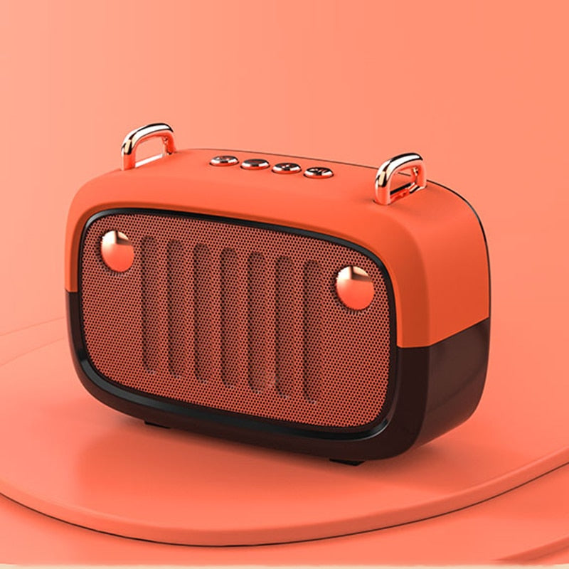 BS-32D Retro Bluetooth 5.0 Speaker | Portable Wireless HiFi Sound TF Card, USB, FM eprolo