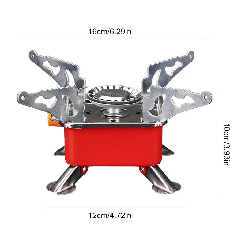Portable Camping Stove Windproof Backpacking Gas Burner for Outdoor Cooking Picnic eprolo