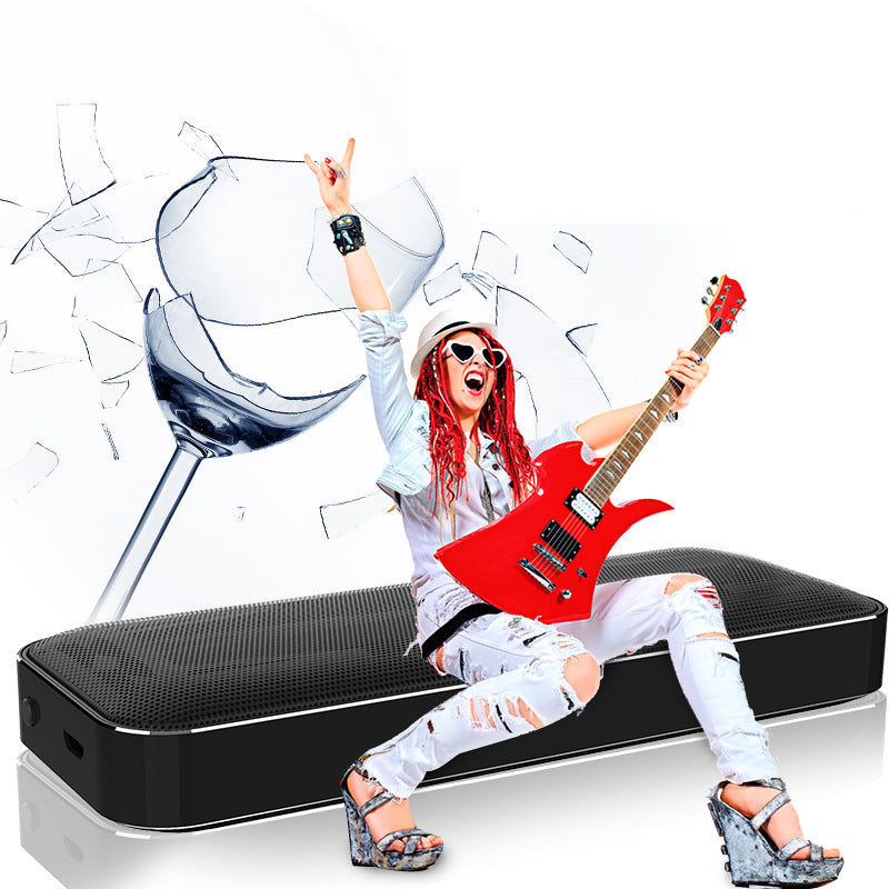 BT202 Wireless Speaker, Ultra-Thin Bluetooth with 10W Super Bass & Microphone eprolo