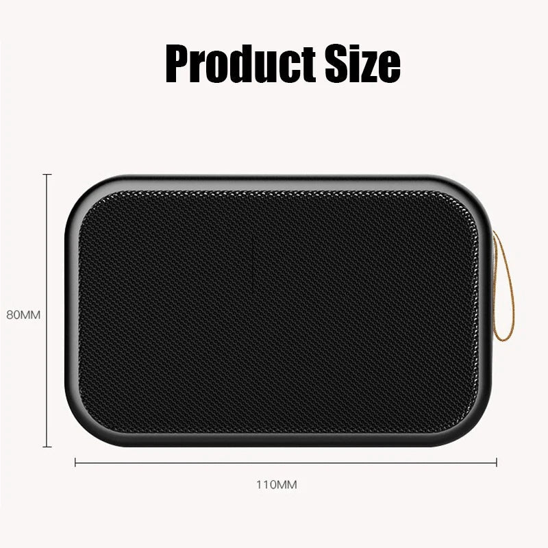 Portable Bluetooth Speaker with 3D Stereo Sound, 126 Natural Sounds, HiFi Bass, Noise Reduction, 16GB Memory eprolo