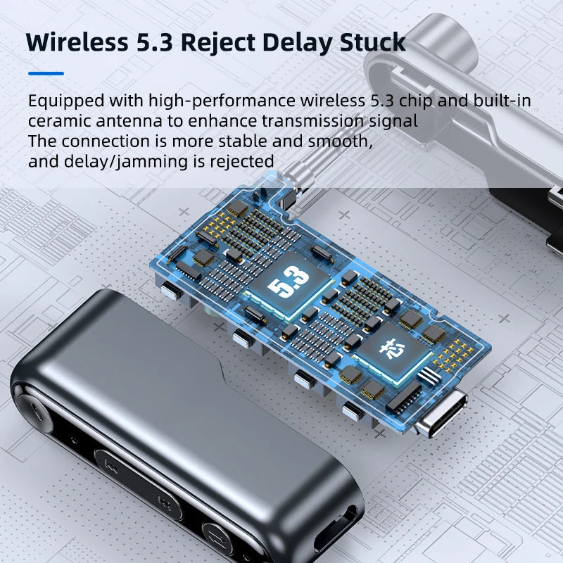 C57 AUX Wireless Audio Receiver Bluetooth 5.3 Adapter, TWS Support, Car Speaker Adapter eprolo