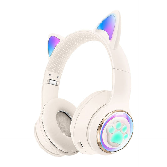 AKZ-62 Luminous Cat Ear Claw Bluetooth Headphones Gaming Stereo Wireless Earphones eprolo