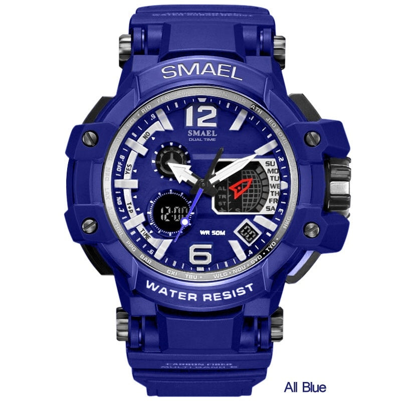 SMAEL 1509 Men's Military Sport Watch Waterproof Digital Quartz Wristwatch eprolo