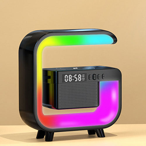 G3 Mini Bluetooth Speaker: Wireless Charger, RGB Night Light, Alarm Clock eprolo