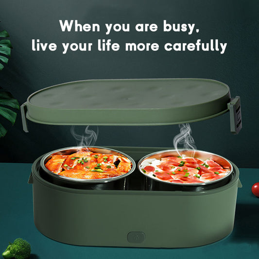 HM-R08 Electric USB Self-Heating Lunch Box Perfect for Office & Outdoor Meals eprolo