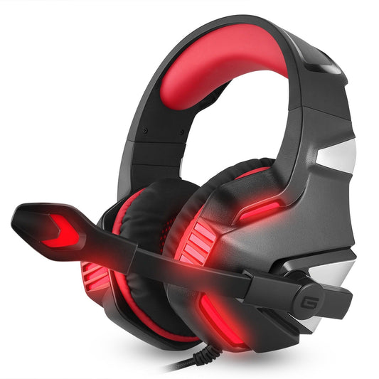 V3 Wired Gaming Headset with RGB Lights, Noise-Cancelling Mic, USB/3.5mm eprolo