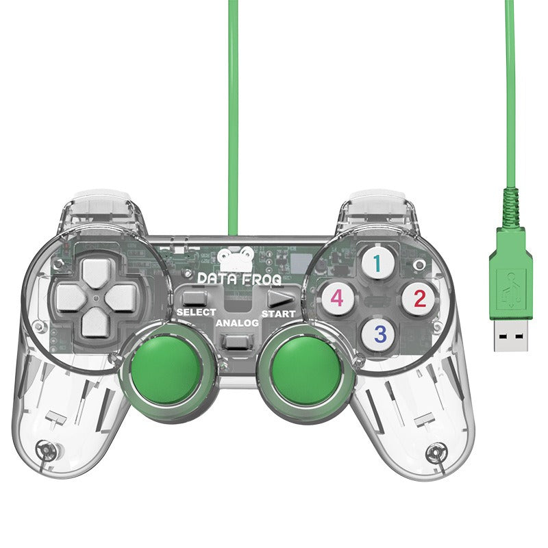 DATA FROG Wireless Game Controller for PC & Pi, 3D Joystick, Vibration Free eprolo