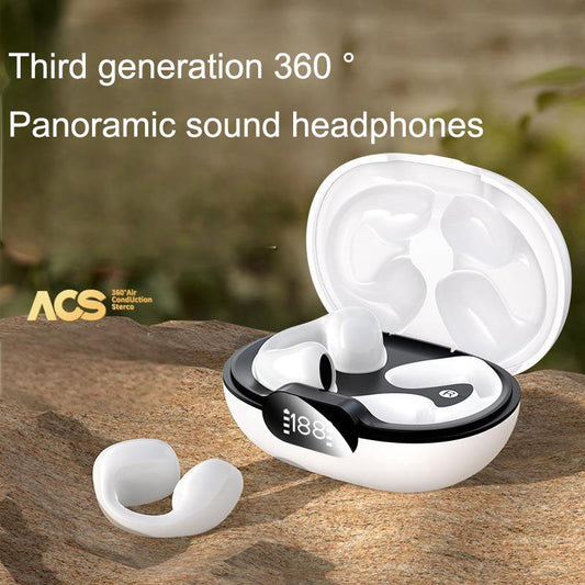 LY22 Clip-On Wireless Bluetooth 5.3 Earphones Bone Conduction Sports Headphones eprolo