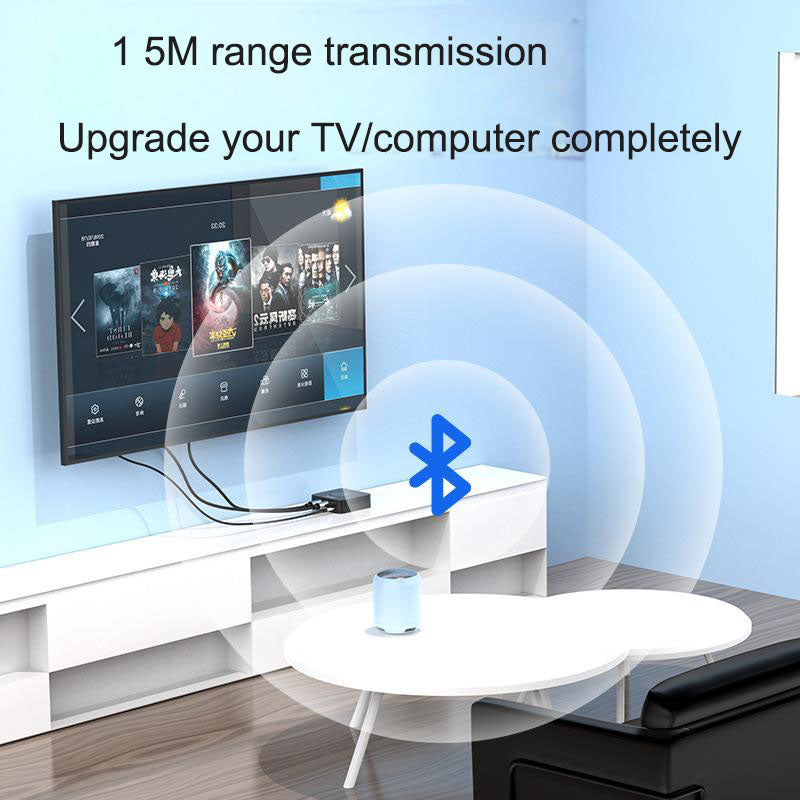 2-in-1 Bluetooth 5.0 Receiver & Transmitter with RCA/AUX, NFC, 15M Range, 8H Battery eprolo