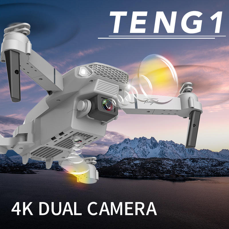 TENG1 E88 Foldable Dual‑Camera Kids & Beginner HD Drone eprolo