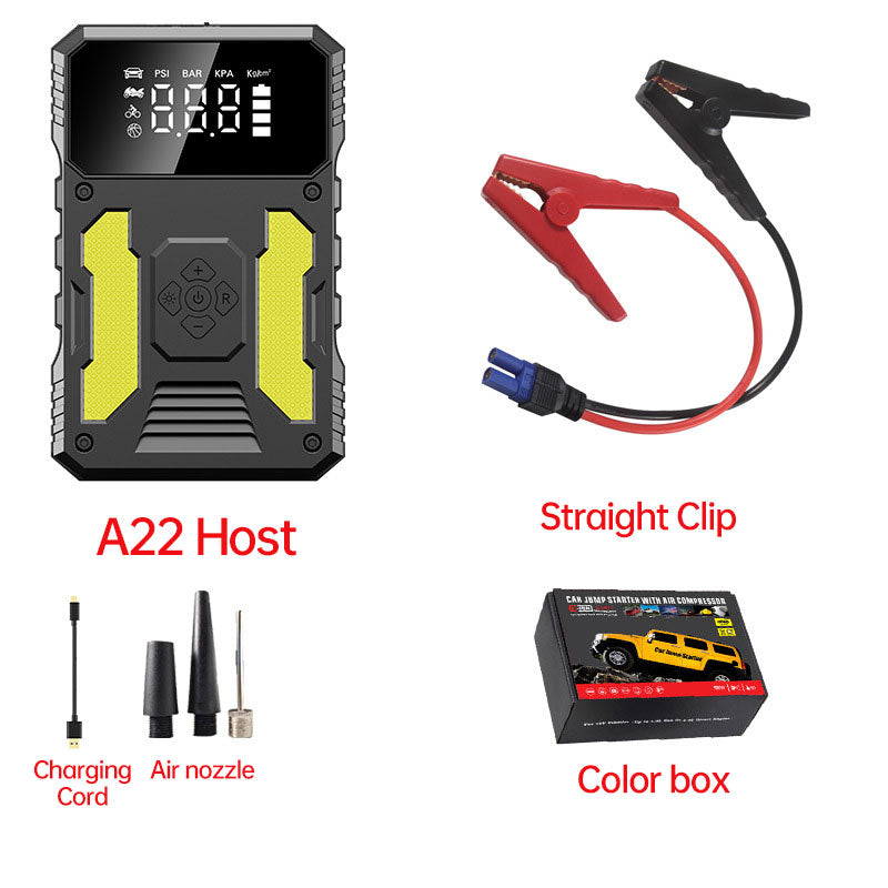 A22 Car Jump Starter with Air Compressor, Power Bank, 12V Battery Booster eprolo