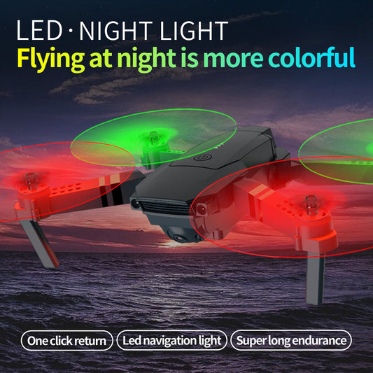 E58 Folding 4K Drone with Altitude Hold, Wi‑Fi FPV Quadcopter, LED Light eprolo