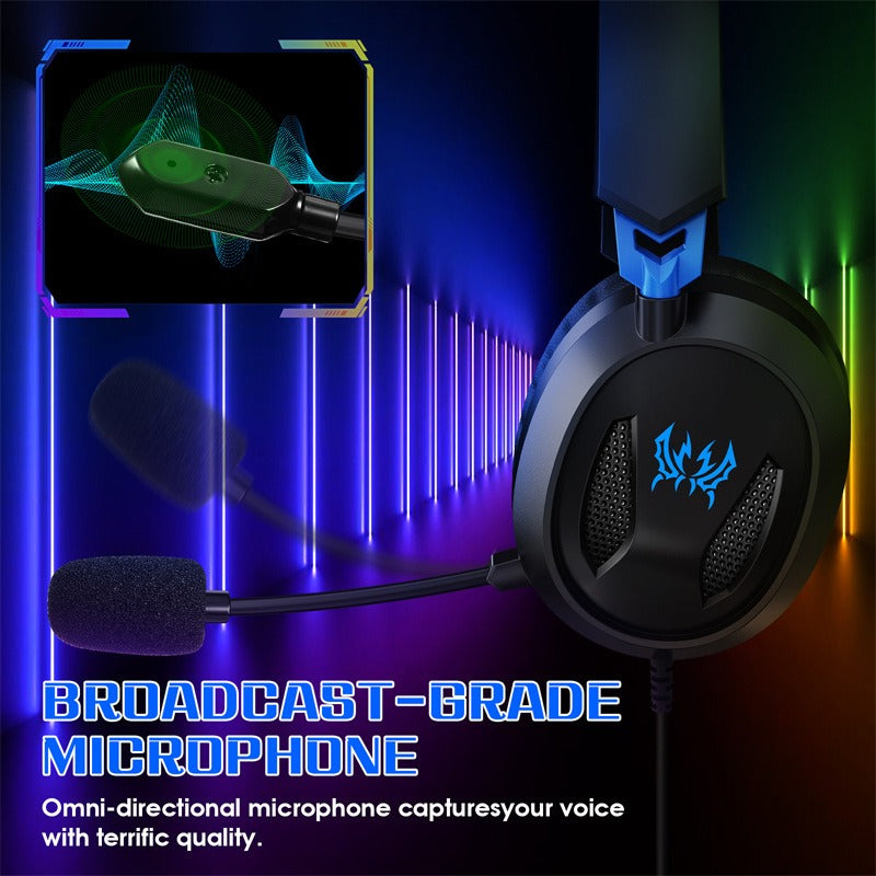 G3100 Wired Gaming Headset PS4 Switch PC Mic Braided Cable Protein Earcups eprolo
